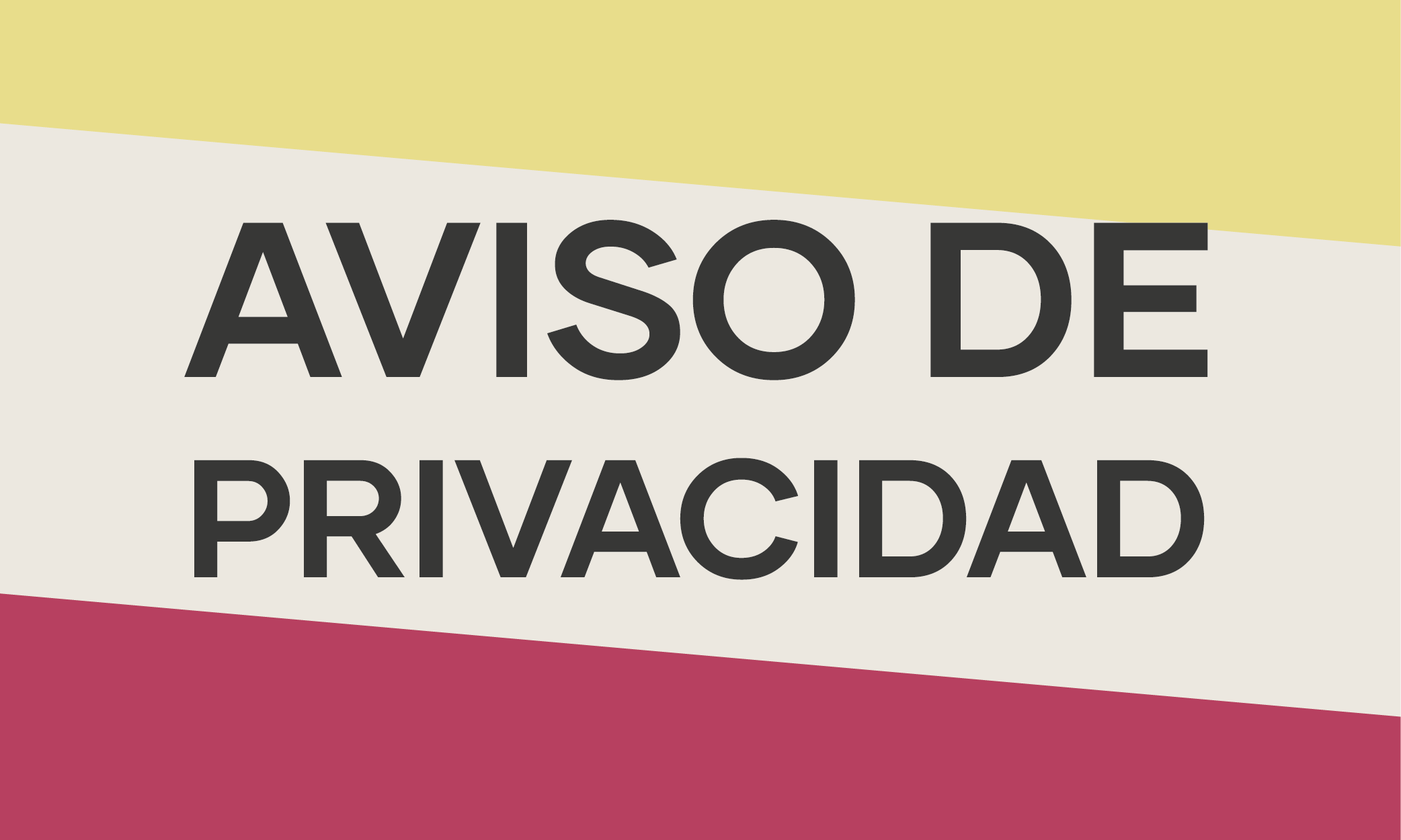 Aviso de Privacidad